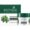 Biotique - Crema correttiva anti-acne Bio Winter Green, per pelli grasse e inclini all'acne