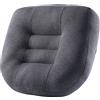 WYJHNL Cuscino ergonomico/Ortopedico per Sedia da Ufficio/Auto, Sedile Rialzo per Auto, per Adulti, per Schienale, Mal di Schiena, Pavimento, 40 x 40 cm, Grigio