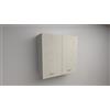 Alfredo Calandrelli PENSILE SCOLAPIATTI H 90xL 60xP 33 COMPLETO DI SCOLAPIATTI IN ACCIAIO INOX (LARICE BIANCO)