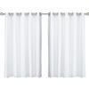 Fusion Sorbone., 100% Cotone, bianco, Curtains: 66 Width x 54 Drop (168 x 137cm)