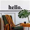 Wallity Hanah Home Elegante accessorio decorativo da parete in metallo, 70 x 21 cm, 100% metallo (spessore 1,5 mm), facile da montare a parete, perfetto per la decorazione moderna della casa