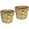 Flair Flower Set di vasi in giacinto d'acqua, vaso per fiori e piante