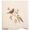 Avanti Linens - Asciugamano, Asciugamano in Cotone Morbido e Assorbente (Premier Songbirds Collection), Avorio