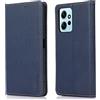 binandteam Cover per Xiaomi Redmi Note 12 4G (6.67"),Premium Custodia a Libro in Pelle PU Magnetica Flip Wallet Supporto Portafoglio Case - Blu