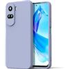 Byvuwiay Cover per Honor 90 Lite 5G, Morbida Silicone Liquida TPU Protettivo Ultra Slim Custodia Antiurto, Custodia Compatibile con Honor 90 Lite 5G - Grigio lavanda
