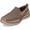 Skechers Mocassino Slip-on Milford da uomo, vintage, marrone chiaro, 11 2W US