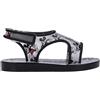 melissa Mini Acqua+Topolino BB, Sandali piatti Unisex bambini, Nero, 28/28.5 EU