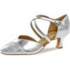 Diamant TANZSCHUHMANUFAKTUR 161-068-505, Scarpe da Ballo Donna, Argento, 40.5 EU