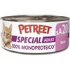 Petreet scatoletta Gatto Adult Special 100% Monoproteico sA20 Tonno 48 scatolette da 60g