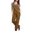 Dickies Relaxed Bib Overall, Salopette Donna, Rinsed Brown Duck,