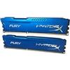 Generico Memoria Fury DDR3 16GB Kit (2x8GB) Desktop Ram 1600MHz PC3-12800 Dimm Non-ecc Unbuffered 1.5V 2Rx8 Dual Rank 240 Pin CL11 PC Computer Memory Udimm Componenti Memoria Upgrade Module Kit (Blu)