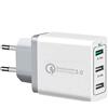 TOPCHARGEUR TOP CHARGEUR * Adattatore Caricatore Caricabatteria 30W Quick Charge 3.0 Qualcomm 3 Porte USB per Samsung Galaxy S10 S9 S8 Plus S7 Edge Note 8 LG G5 G6 Nexus 5X 6P HTC 10 Huawei P9 P8 Xiaomi
