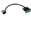 Qsvbeeqj Adattatore portatile RS232 femmina a USB femmina per collegamento del computer portatile di integrazione del dispositivo senza soluzione di continuità