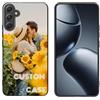 Sunrive Personalizzate Cover compatibile Realme GT 7 Pro personalizzabile con Foto Testi Frase Logo Disegni e Grafiche Personalizzata, Bordo TPU