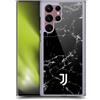Head Case Designs Licenza Ufficiale Juventus Football Club Nero 2 Marmoreo Custodia Cover Dura per Parte Posteriore Compatibile con Samsung Galaxy S22 Ultra 5G
