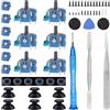 IKPEK Set di 6 joystick analogico 3D di ricambio per controller PS5 con kit di cacciaviti di riparazione per controller Playstation 5 DualSense