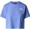 The North Face Simple Dome Cropped Slim Tee T-Shirt Lilla Donna