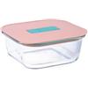Luminarc Joy Contenitore ermetico vetro 16 x 16 x 7,4 cm - 80 cl bicolore