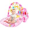 jamgeery Palestre per Bambini Tappetini da Gioco, Tappeto Gioco Bambini Con Luci E Musica Tappetino per attività Musicale Giocattoli Sensoriali Palestrina Neonato per Bambini e Bambine, 72x40x47cm