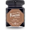 Kaweco Barattolo di inchiostro da 50 ml, marrone caramello, caramello marrone, inchiostro di alta qualità per penna stilografica in calamaro, vegano, solubile in acqua, sostenibile, per calligrafia