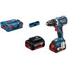 Bosch Professional Trapano a percussione GSB18-2-LI PLUS 2 x 18 V 2 Ah