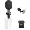 NEEWER Mini Microfono Omnidirezionale con TRS 3,5mm per Fotocamera DSLR Registratore per Vlog Podcast Intervista, Compatibile con Rode Wireless GO II DJI Mic CM28 CM31 Trasmettitore, CM4