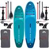 AQUA MARINA BREEZE 9'10 BLUE , FUSION 10'10 BLUE - Set SUP famigliare