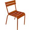 Fermob - Sedia impilabile Luxembourg - Arancione - Alluminio laccato - Designer Frédéric Sofia