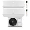 Bosch Climatizzatore Dual Split Climate 3200i 12+12 con 5000M 82/4 E Inverter R 32 Wi-Fi Optional Classe A++ ,