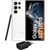 Samsung F-AMZBS908WHEP Galaxy S22 Ultra 5G, unlocked, Caricatore incluso, Cellulare Smartphone Android senza SIM 512GB Display 6.8''¹ Dynamic AMOLED 2X, 5 Fotocamere, 108MP, Phantom White 2022 [Versione Italiana]