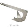 FORNAUTICA ANCORA PER ORMEGGIO BARCA TREFOIL BRUCE IN ACCIAIO FUSO ZINCATO KG DA 5-7,5-10