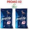 Zoodiaco Crocchette per cani Prolife Sensitive Adult Mini Maiale e Riso 7 Kg PROMOX2 [Prezzo a confezione]