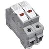 TECNOSWITCH PORTAFUSIBILE 1000V DC 32A 2 POLI CON INDICATORE PF10xDI-TECPF102DI