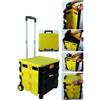 VIGOR-BLINKY Vigor Carrello Portautensili Quick Trolley Pieghevole 45X38X98Cm