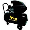 VIGOR-BLINKY Vigor Compressore 230V VCA-50L 1 Cilindro Direttamente 2Hp Capacita' 50 Litri Ottimo per Fai da Te in Giardino e Officina