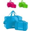 QUATTROELLE Set 2 Borse Fiesta Rosso Lime Blu