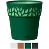 Stefanplast Vaso Cloe Tondo Riserva Acqua Grafite 20x19cm