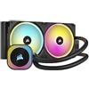 Corsair iCUE Link H115i RGB Dissipatore a Liquido per CPU - AIO da 280 mm - Ventole RGB QX140 - Compatibile con Intel LGA 1700, AMD AM5 - Hub di Sistema iCUE Link Incluso - Nero