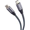 PremiumCord Cavo di Collegamento USB-C, Cavo di Ricarica Fino a 5A, Potenza 100W, Supporta PD 3.0 / QC 4.0, Cavo Dati Fino a 480mbit/s, Connettore USB 2.0 Type C, Colore Nero, Lunghezza 2m