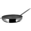 Bialetti Aeternum Linea Grande Famiglia PRO, Padella, Acciaio Inox, Antiaderente, 36 cm, Adatta all'induzione, Alluminio Lucidato