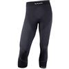 UYN U100036, Pantalone Intimo Termico in Fibra Organica Naturale al 100% Uomo, Blackboard/Black/White, XXL