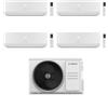 Bosch Climatizzatore Quadri Split Climate 3200i 7+7+7+12 con 5000M 82/4 E Inverter R 32 Wi-Fi Optional Classe A++ ,