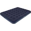 AVENLI Relax Materasso Gonfiabile Floccato Luftbett, PVC-Poliestere, Blu, Matrimoniale King Size, 203 x 152 x 22 cm, Taglia Unica