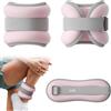 BAIFULAI 2 polsini per pesi da 0,3 kg, pesi per mani e piedi, rosa, pesi alla caviglia, pesi per gambe e braccia, pesi per piedi, per movimento, corsa, ginnastica