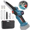 Hengriacly Mini Motosega per Makita Batteria 18 V (senza batteria e caricatore), Motori Brushless, Elettrica Motosega con Oliatore Automatico, Tensione Catena Senza Attrezzi, 6 Pollici