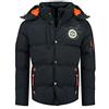 Geographical Norway - Verveine Bell, uomo, giacca da uomo invernale, piumino/giubbotto sportivo antivento, parka/cappotto con cappuccio, abbigliamento a maniche lunghe, Navy, XXL