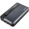 Intenso Powerbank HE20000, batteria esterna con Power Delivery (100 W) e cavo di ricarica USB-C a USB-C, 20000 mAh, colore: Grigio/Nero