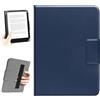 HoYiXi Universale La Custodia per eReader da 6,8",7", Compatibile con Kindle Paperwhite, Colorsoft, Kobo, PocketBook, Tolino e Sony. corda a mano elastica Case per 6"-7"eReader,Blu