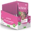 Schesir Cat Busta Multipack 12x85G TONNETTO E POLLO CON PROSCIUTTO