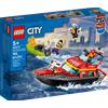 Costruzioni - Lego: 60373 - City Fire - Barca Di Soccorso Antincendio